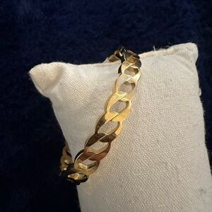 Stainless Steel Gold Plated Chain Bracelet